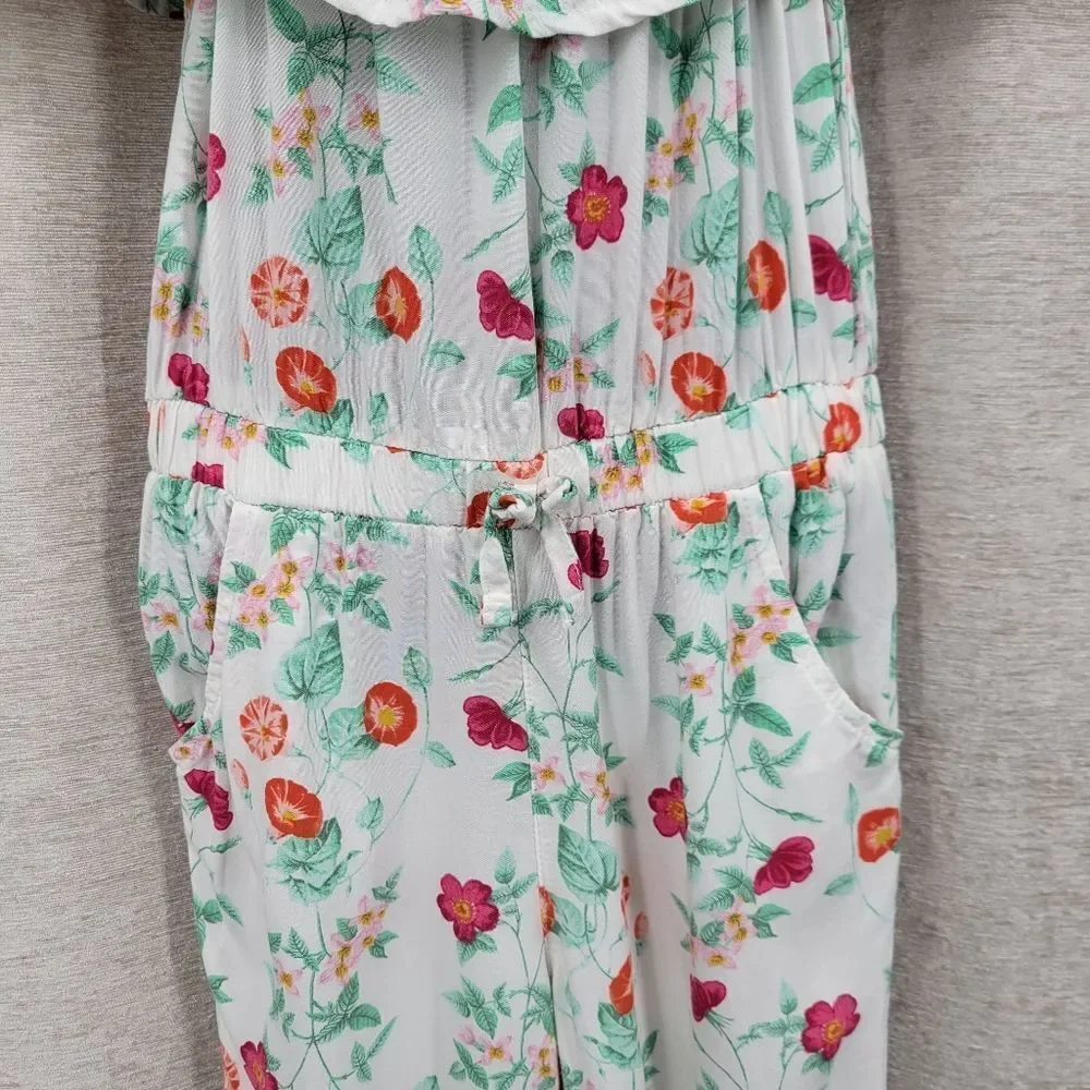 Old Navy Girls Floral Off Shoulder Kids Jumpsuit